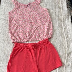 The Children's Place Pink Floral Matching Set